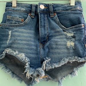 High waisted shorts